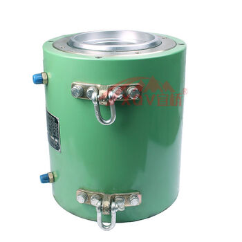 Yunqiao liuzhou hollow front cassette oil roof traveling 500-ton hanging basket intelligent prestressed tensioner through-core jack 300-ton 27mnsi steel 200 stroke