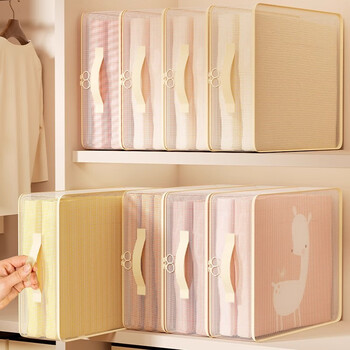 Ying tiao home storage bag mesh four-piece set organizing bag large capacity dust-proof and moisture-proof clothing, quilt, sheet and quilt cover storage artifact can hold four-piece set/air conditioning quilt/baby quilt/blanket 1 pack