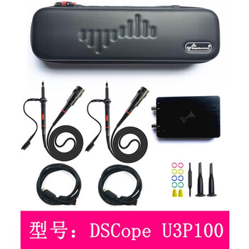 Mdugdscope ultra-portable oscilloscope 50m bandwidth 200m sampling dual channel usb powered maker tool dscope u3p100 enterprise edition (including general tickets)