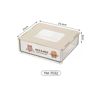 Yusenyi cartoon under desk drawer storage box computer desk desk workstation installed small drawer under desk hanging organizer large size (1 pack) large size (1 pack)