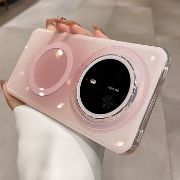 Mifushi gradient purple suitable for huawei mate80 mobile phone case mate80pro new magnetic suction mate80promax high-end 70 smudged airbag 60 anti-fall protective cover shell original powder - high-end version smudged magnetic suction - simple anti-fall huawei mate80