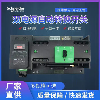 Schneider wangao dual power automatic transfer switch 63a125a4p/pc level isolation switch 25a 2p