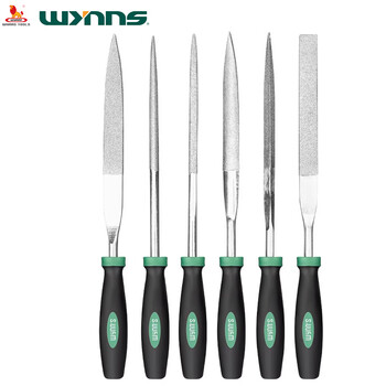 Power lion diamond file polishing round flat file grinding stick assorted file household tool 6-piece set w0490b