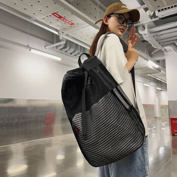 Ye yu large capacity sports backpack computer school bag knight helmet bag outdoor hiking mountain travel travel large backpack cl gray (gray on the shoulder strap) reinforced style