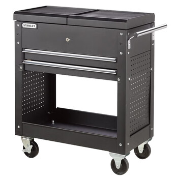 Stanley (stanley) tool cart 2 drawers portable tool box multi-function trolley storage cabinet hardware 2 drawer tool cart 94-539-23