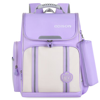 Edison inventor schoolbag elementary school boys and girls burden-reducing backpack for children 1-3-6 grades burden-reducing backpack 25176-3g