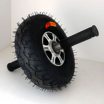 Abdominal tool inflatable tire abdominal wheel single wheel bearing abdominal wheel men's fitness home fitness equipment abdominal tool丨inflatable abdominal wheel super durable aluminum alloy wheel