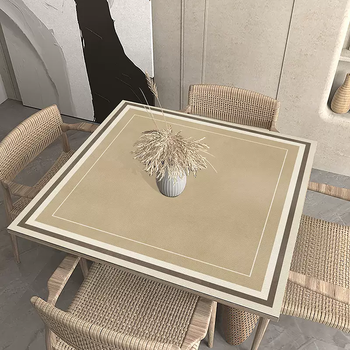 Yusen yifang tablecloth no-wash oil-proof and waterproof square mahjong tablecloth pvc leather table mat tablecloth eight immortals jifeng c 90cmx90cm (layer-by-layer testing for safety and environmental protection)