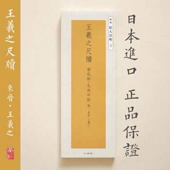 Erxuanshe copybook, selected enlarged dharma calligraphy 3, wang xizhi's ruler slips, imported from japan, genuine bookstore