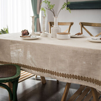 Fantasy tablecloth style tablecloth rectangular decorative tablecloth hemp rope lace 140x260cm