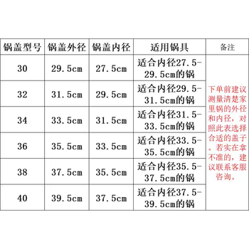 Yusenyi pot lid stainless steel pot lid food grade household stainless steel pot lid thickened wok lid anti-scalding high arch lid size small 0.5 cm such as 30 lid outer diameter only 29.5 cm