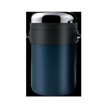 Tafuco japanese 316 stainless steel insulated lunch box large capacity portable for office workers and students t6241 midnight blue 2l