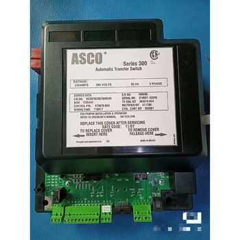 Asco switch model d00300c30104h1x0 body and panel