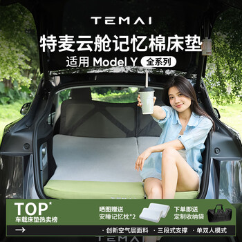 Temai is suitable for tesla model y renewed version car mattress camping portable cloud cabin slow rebound memory foam sleeping pad model y with renewed version cloud cabin memory foam mattress