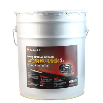Kunlun white special grease no. 3 0#2#1 mechanical oil guide rail white grease screw bearing white snow oil 15 kg no. 3_15 kg