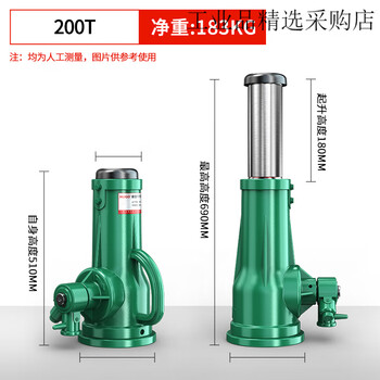 Hugong screw jack gear hand mechanical jack 3 tons 5t 10 tons 20 tons 32t 50 tons 100t export quality 200t