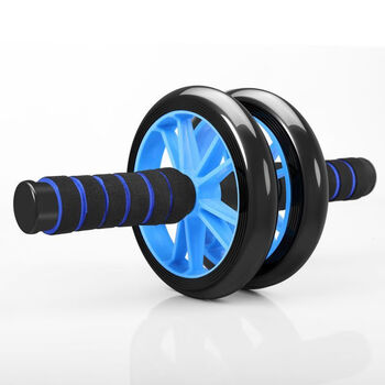 Piwan master abdominal wheel abdominal muscle tightening fitness fitness equipment sports roller home exercise belly for beginners basic abdominal wheel blue
