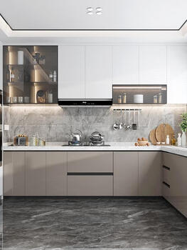 Shenzhen and hong kong whole house customized integrated cabinets kitchen cabinets private custom small apartment bar quartz stone countertops hong kong cabinets prepaid 1 meter