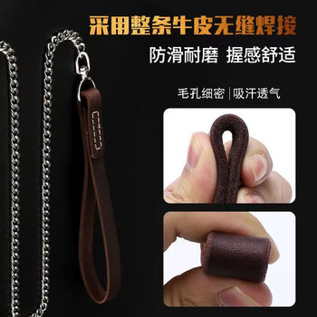 Ixjsn304 stainless steel dog leash horse dog german shepherd dog leash small medium large dog chain large 16mm chain width 180cm length