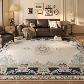 Steinmetz living room carpet light luxury high-end retro no-wash wipeable floor mat nordic bedroom bedside carpet coffee table sofa floor izmir 150*200cm