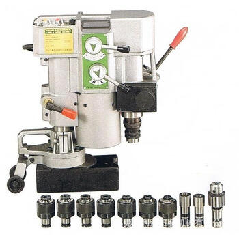 Taiwan qingshan shengshan magnetic drill magnetic base drill portable magnetic drilling and tapping machine multifunctional iron-suction drill mtm-922a