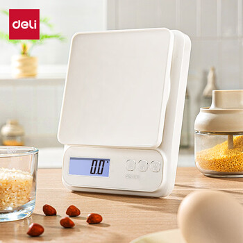 Deli electronic kitchen scale gram weight small scale food baking household high-precision gram weighing food scale te913