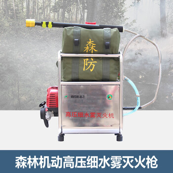 Forest fire extinguishing water gun fire reciprocating fire water gun back spray bucket electric individual soldier backpack fire extinguishing machine forest high pressure water mist fire extinguishing water gun