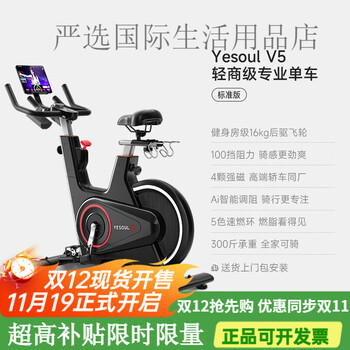 Yesoul spontaneous electric bicycle home bicycle sports equipment gym standard version including installation丨intelligent resistance adjustment丨32