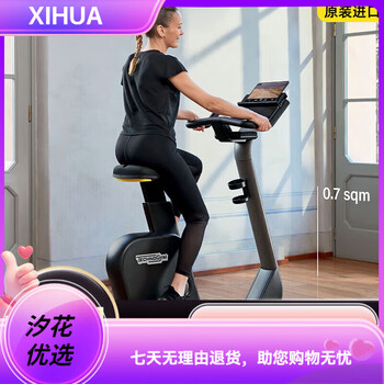 Technogym home exercise bike cycle electromagnetic controlled resistance silent wheel