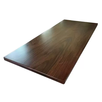 Yusenyi solid wood board pine desktop board dining table desk bar board partition one-word board gaming table lift table black walnut