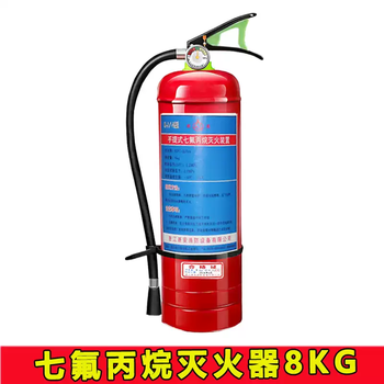 Zhe'an portable 4kg heptafluoropropane fire extinguisher 6kg 8kg 10kg hanging agent gas fire extinguishing device genuine portable 8kg heptafluoropropane fire extinguisher