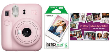 Fujifilm mini instant camera instax mini 12 blue instant imaging portable selfie student gift entry-level camera pink