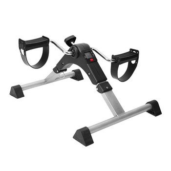 Big tuan xiaoyuan home bicycle indoor leg training small shaping sports stepper artifact fitness equipment upgraded version upgraded triangle stable version countable silver