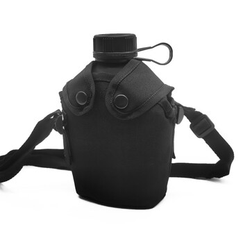 19-style titanium alloy kettle outdoor shoulder bag tactical black kettle military fans portable large capacity sports extension 1l 1l 1l black 1l
