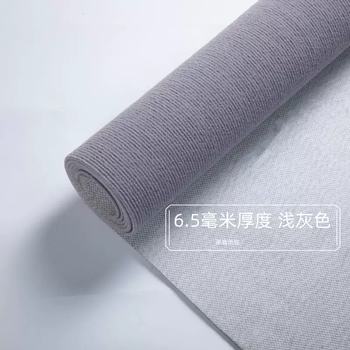 Yusenyi can mat thickened non-slip large surface office carpet soundproof stairs home cushioning commercial floor light gray regular 6.5 mm 200x300cm