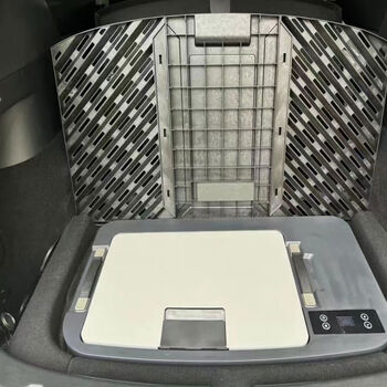 Uncle ant is suitable for tesla's new model 3yx ya car refrigerator 12v camping modified trunk. buy a refrigerator and get a cooling cover for non-refrigerator prices.