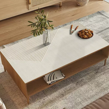 Yusenyi wabi-sabi style coffee table tablecloth tablecloth sideboard waterproof and oil-proof no-wash rectangular leather tv cabinet xianhui 70cmx140cm (layer-by-layer inspection for safety and environmental protection)