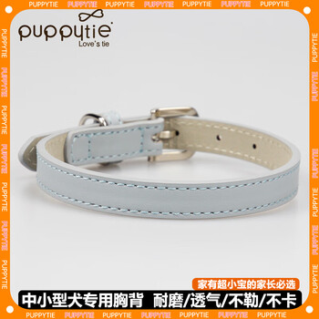 Puppytie dog collar dog collar small dog collar large dog collar leather medium teddy pet supplies green s-small