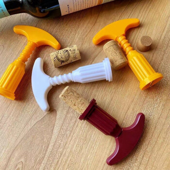 Fat donglai's same style red wine bottle opener household plastic wine opener to open wine wholesale 1 red wine bottle opener (color randomly sent