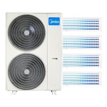 Midea midea second-hand 90% new commercial inverter heating and cooling first-class energy efficiency mds-h140w 6p ideal home central air conditioning office building factory mall office multi-split mds-h140w multi-split