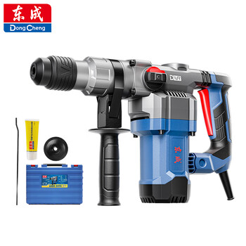Dongcheng 1200w heavy-duty rebar planting dual-purpose electric hammer with safety clutch and shock absorption for concrete drilling z1c-ff06-28b