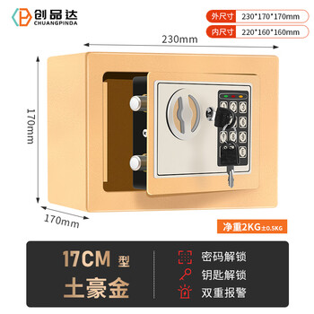 Chuangpinda piggy bank for adults, boys and girls, large-capacity creative toy password box, birthday gift piggy bank, small local gold password + key (can store 20w) coin-operated + electronic password + key