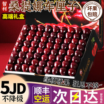 Cherries imported santina cherries chilean cherries fresh fruit seasonal black pearls next day delivery 3 jin