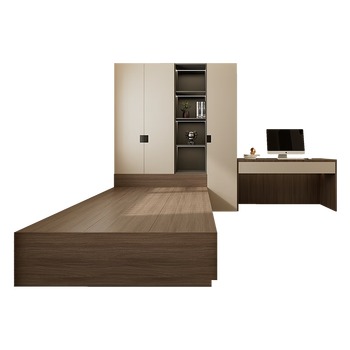 The central shopkeeper ou boli tatami customization simple style overall children's room wardrobe desk integrated multi-functional room whole house customization tatami customization prepayment auction square meters