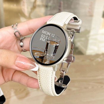 Hkxb huawei machine huawel same model 2025 new smart watch women's sports multi-functional bracelet women's heart rate monitoring internet celebrity couple electronic watch store manager litchi pattern-milk white 80% of people bought it