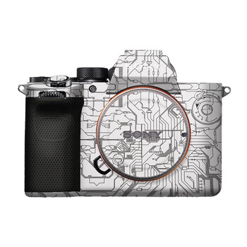 Meibentang suitable for sony a7m5 camera protective film sony a75 body sticker skin a7 matte 3m circuit white
