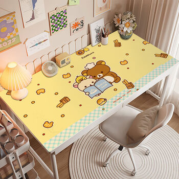 Fantasy cartoon children's learning leather table mat girl's study table dressing table mat desktop mat table cloth mat 4653 40 width x 100 long (cutable)