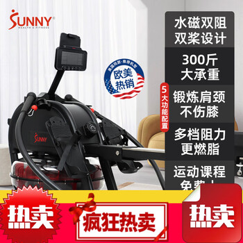 American boat drawing machine home sculls fitness equipment intelligent hydromagnetic double resistance silent aerobic exercise fat burning hot selling in europe and the united states independent installation/simulation sculls/water