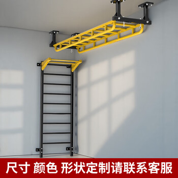 Feilongniao (feilongniao) indoor wall-covered beam ladder climbing frame horizontal bar pull-up family children's suspension equipment integrated combination frame climbing frame + ceiling ladder