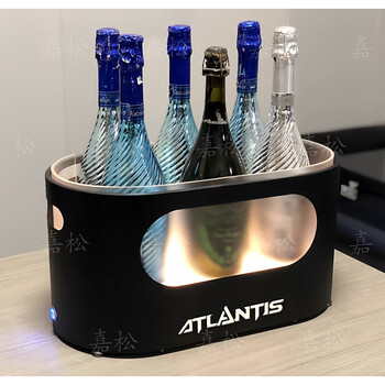 Fantasy bar luminous beer frame luminous ice bucket champagne bucket 24 pack anti-fall oval beer frame